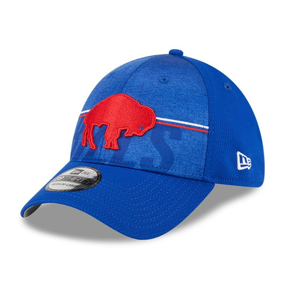 Buffalo Bills New Era 2023 NFL Training Camp Throwback 39THIRTY Flex Hat - Royal Hats