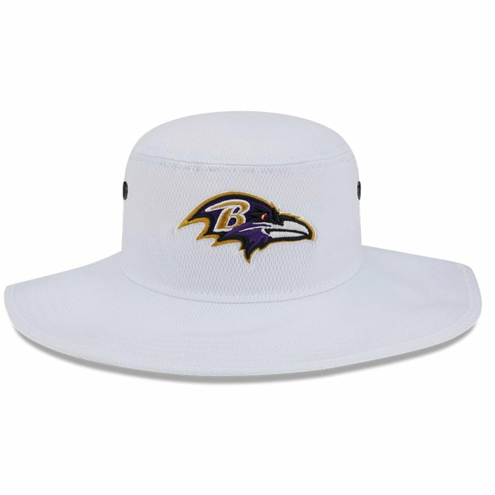 Baltimore Ravens New Era 2023 NFL Training Camp Panama Bucket Hat - White Hats