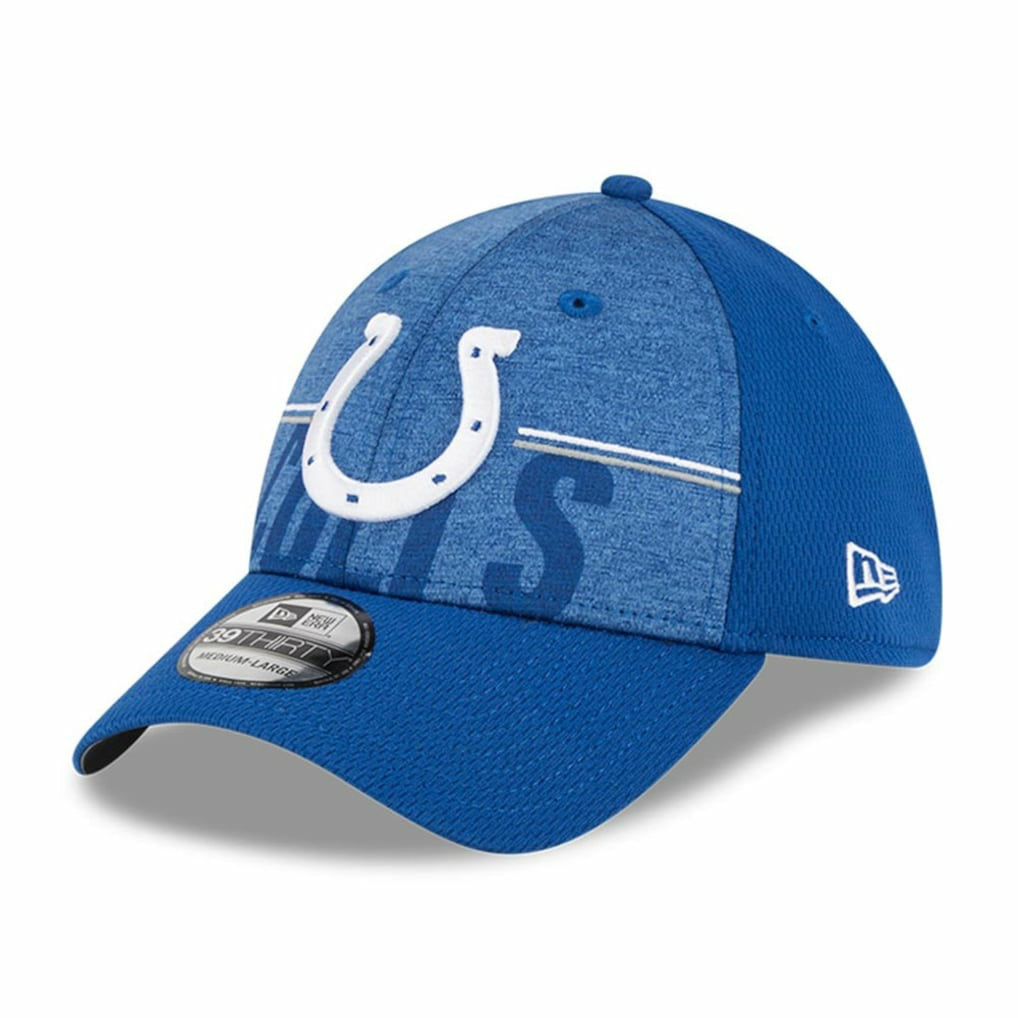 Indianapolis Colts New Era 2023 NFL Training Camp 39THIRTY Flex Hat - Royal Hats
