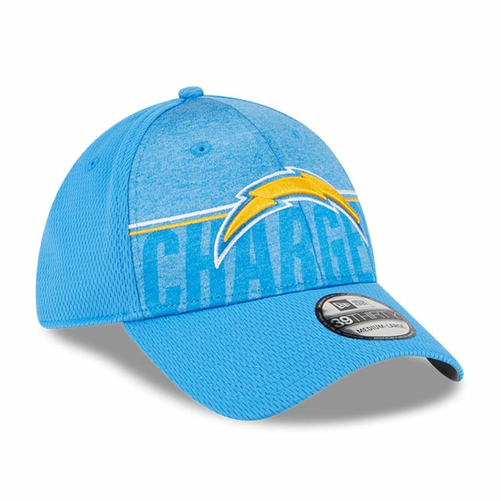 Los Angeles Chargers New Era 2023 NFL Training Camp 39THIRTY Flex Hat - Blue Hats