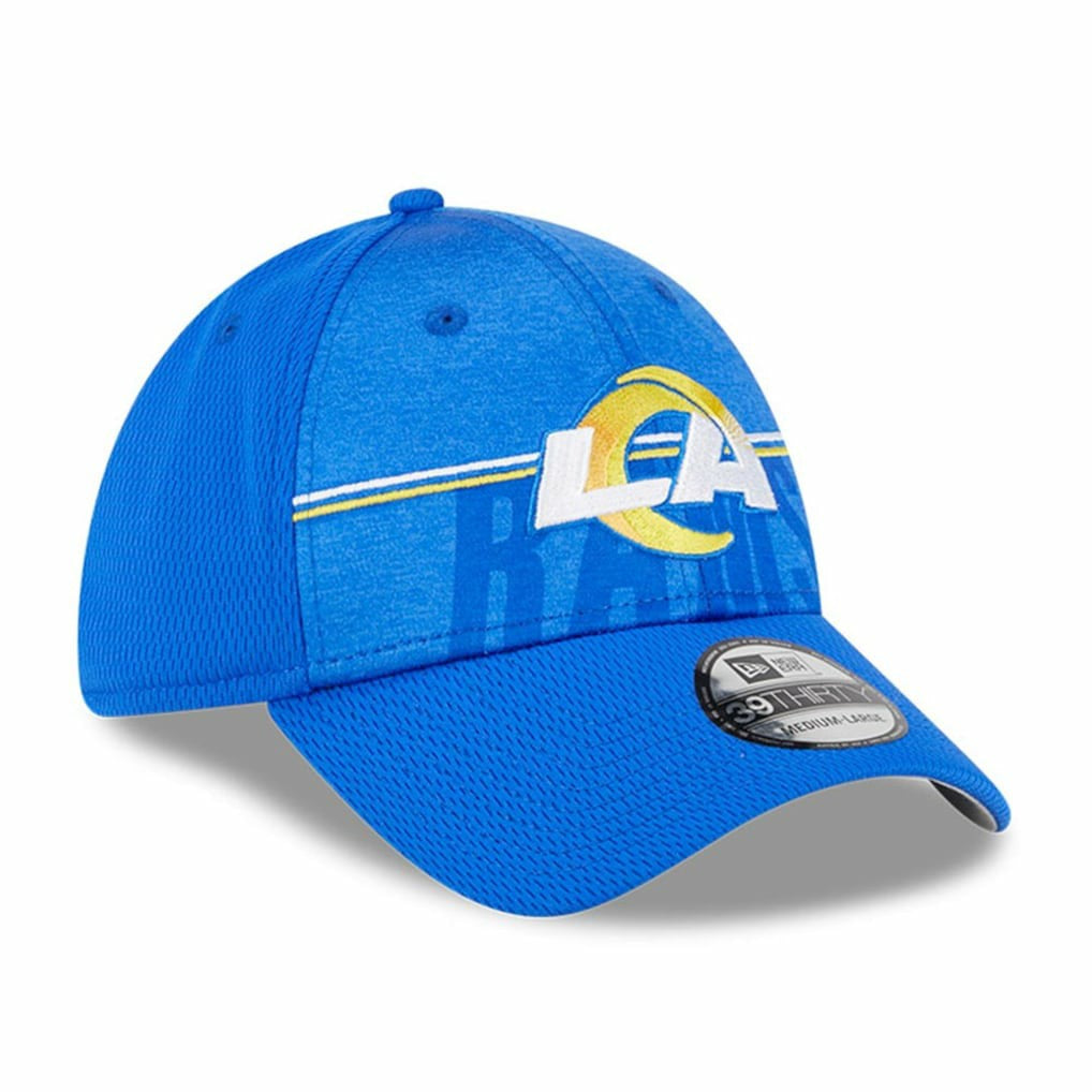Los Angeles Rams New Era 2023 NFL Training Camp 39THIRTY Flex Hat - Royal Hats