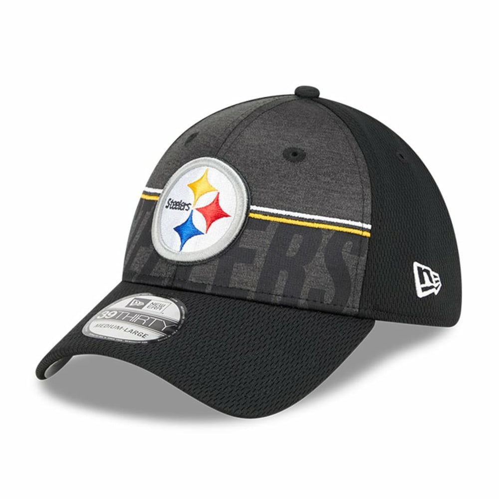 Pittsburgh Steelers New Era 2023 NFL Training Camp 39THIRTY Flex Hat - Black Hats