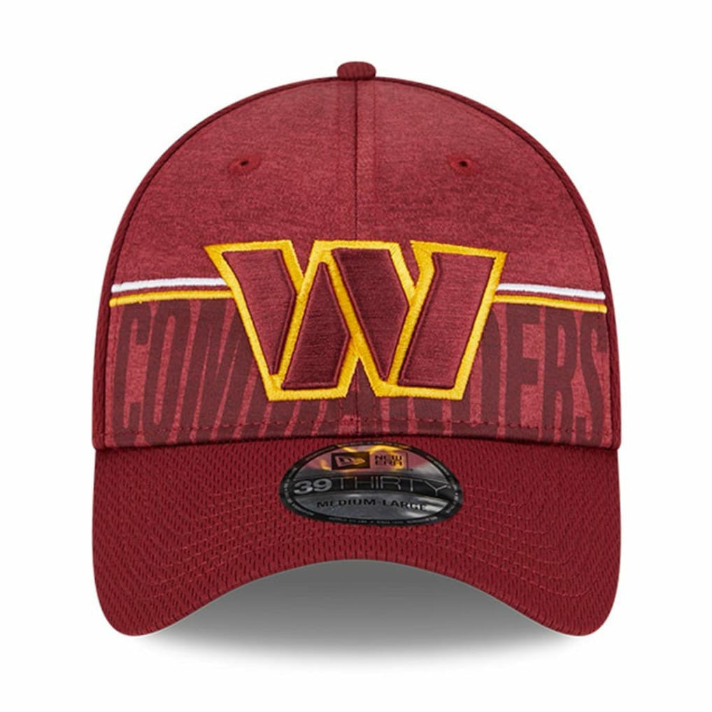 Washington Commanders New Era 2023 NFL Training Camp 39THIRTY Flex Hat - Burgundy Hats