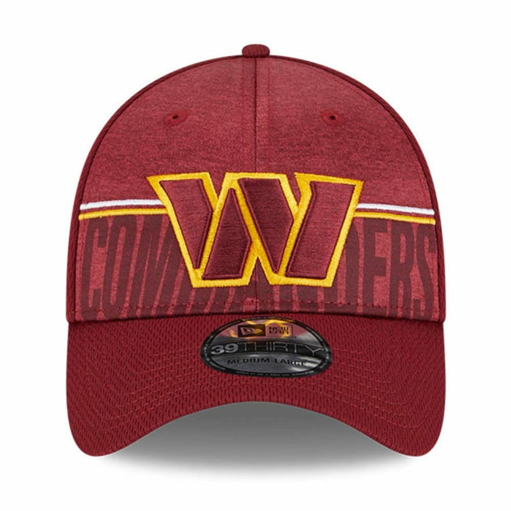 Washington Commanders New Era 2023 NFL Training Camp 39THIRTY Flex Hat - Burgundy Hats