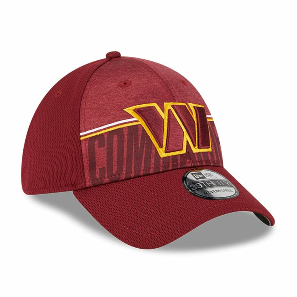 Washington Commanders New Era 2023 NFL Training Camp 39THIRTY Flex Hat - Burgundy Hats