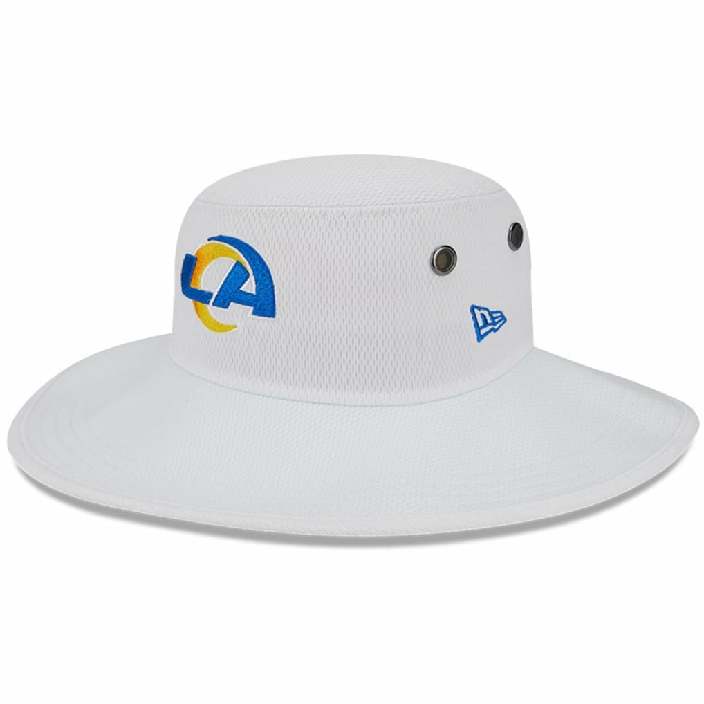 Los Angeles Rams New Era 2023 NFL Training Camp Panama Bucket Hat - White Hats