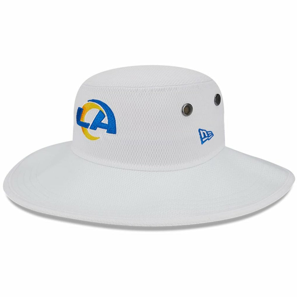 Los Angeles Rams New Era 2023 NFL Training Camp Panama Bucket Hat - White Hats