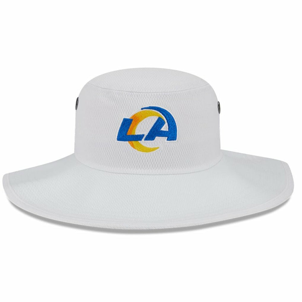 Los Angeles Rams New Era 2023 NFL Training Camp Panama Bucket Hat - White Hats