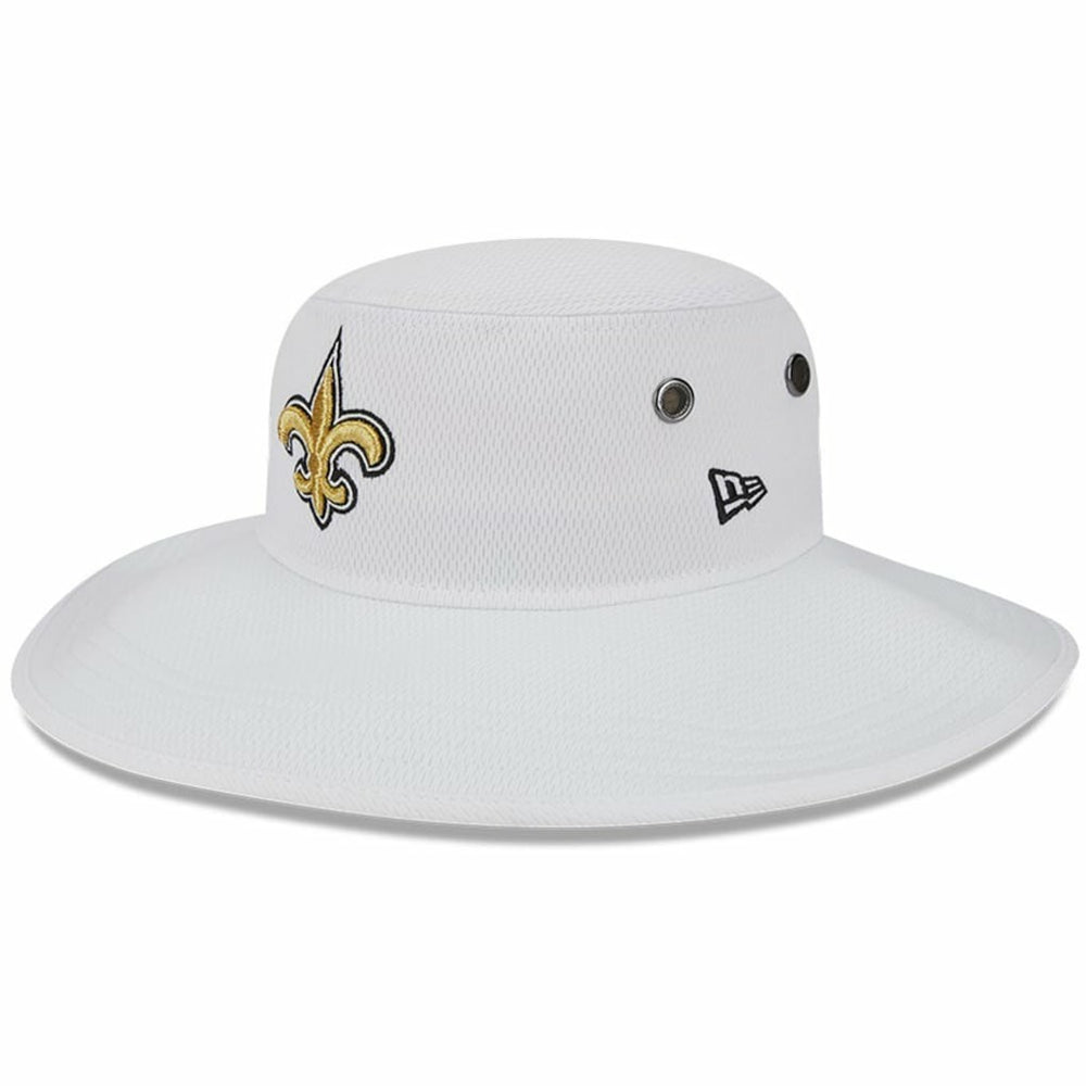 New Orleans Saints New Era 2023 NFL Training Camp Panama Bucket Hat - White Hats