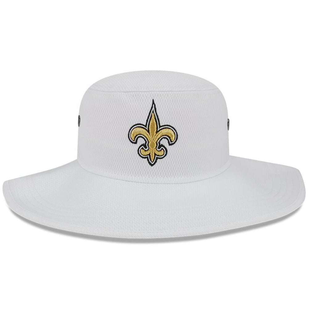 New Orleans Saints New Era 2023 NFL Training Camp Panama Bucket Hat - White Hats
