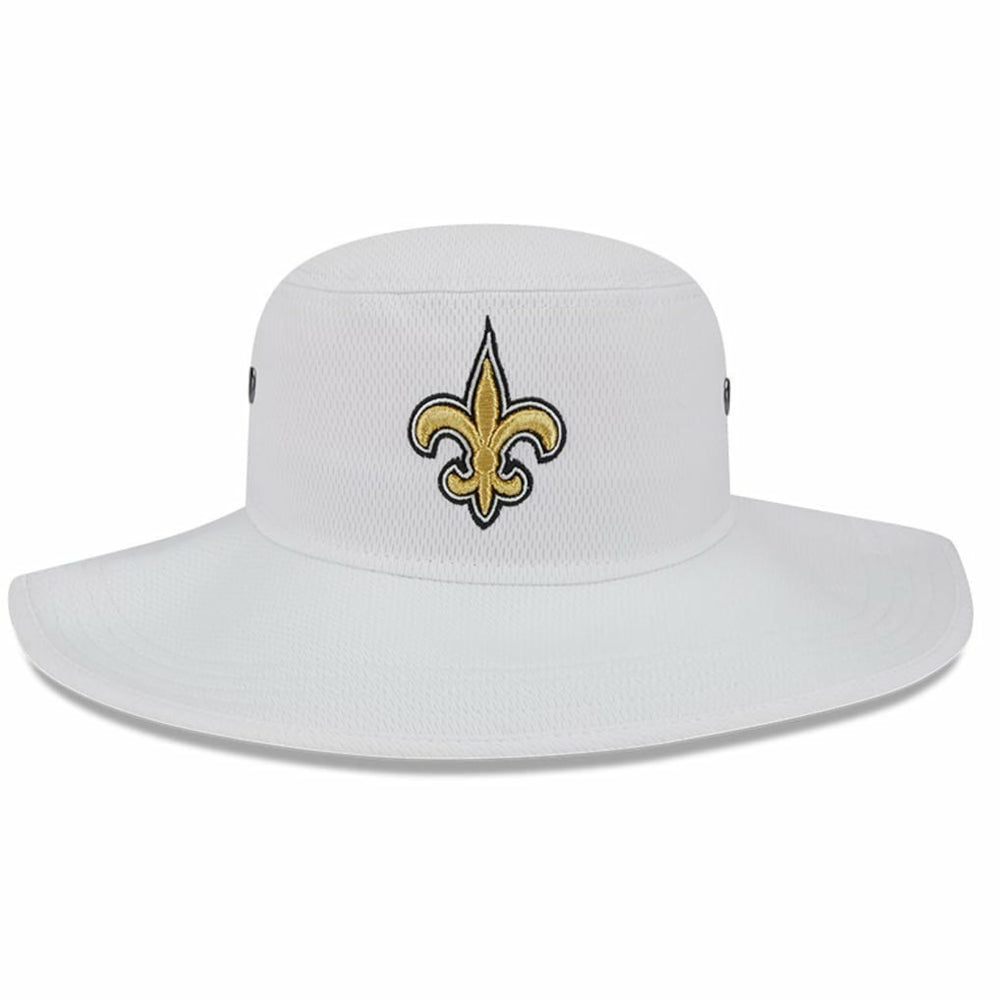 New Orleans Saints New Era 2023 NFL Training Camp Panama Bucket Hat - White Hats