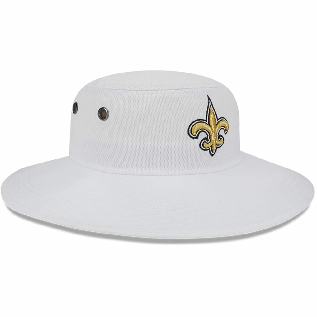 New Orleans Saints New Era 2023 NFL Training Camp Panama Bucket Hat - White Hats