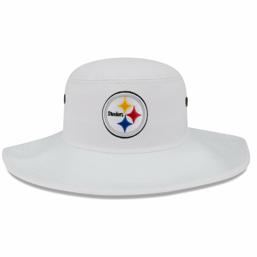 Pittsburgh Steelers New Era 2023 NFL Training Camp Panama Bucket Hat - White Hats