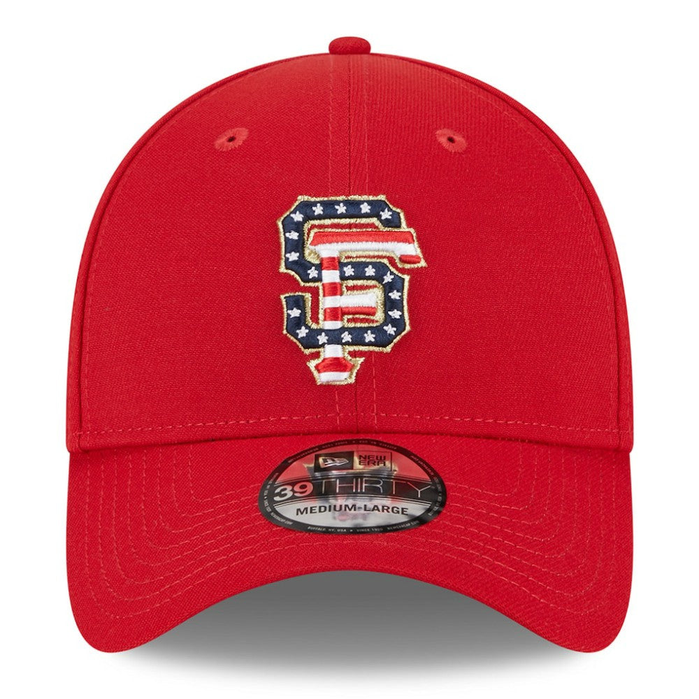 San Francisco Giants New Era 2023 Fourth of July 39THIRTY Flex Hat - Red Hats