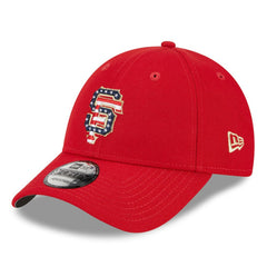 San Francisco Giants New Era 2023 Fourth of July 9FORTY Adjustable Hat - Red Hats