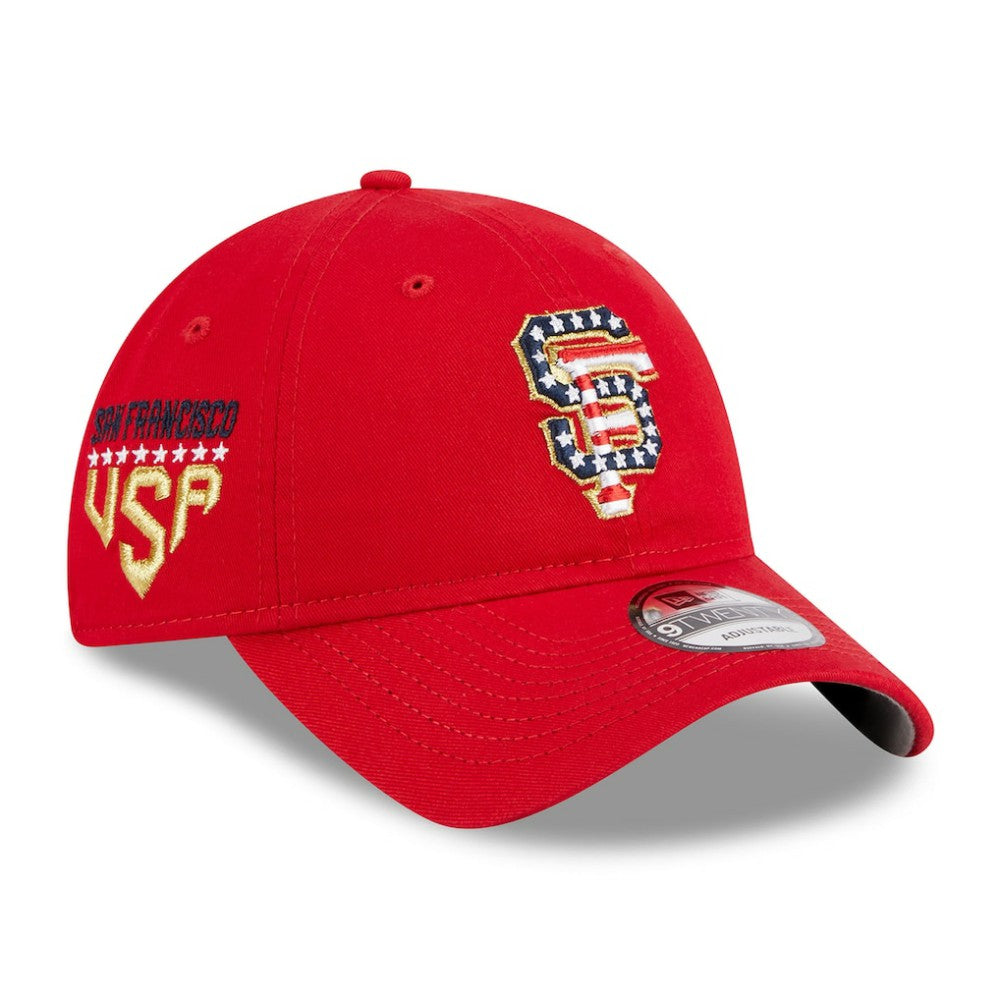 San Francisco Giants New Era 2023 Fourth of July 9TWENTY Adjustable Hat - Red Hats