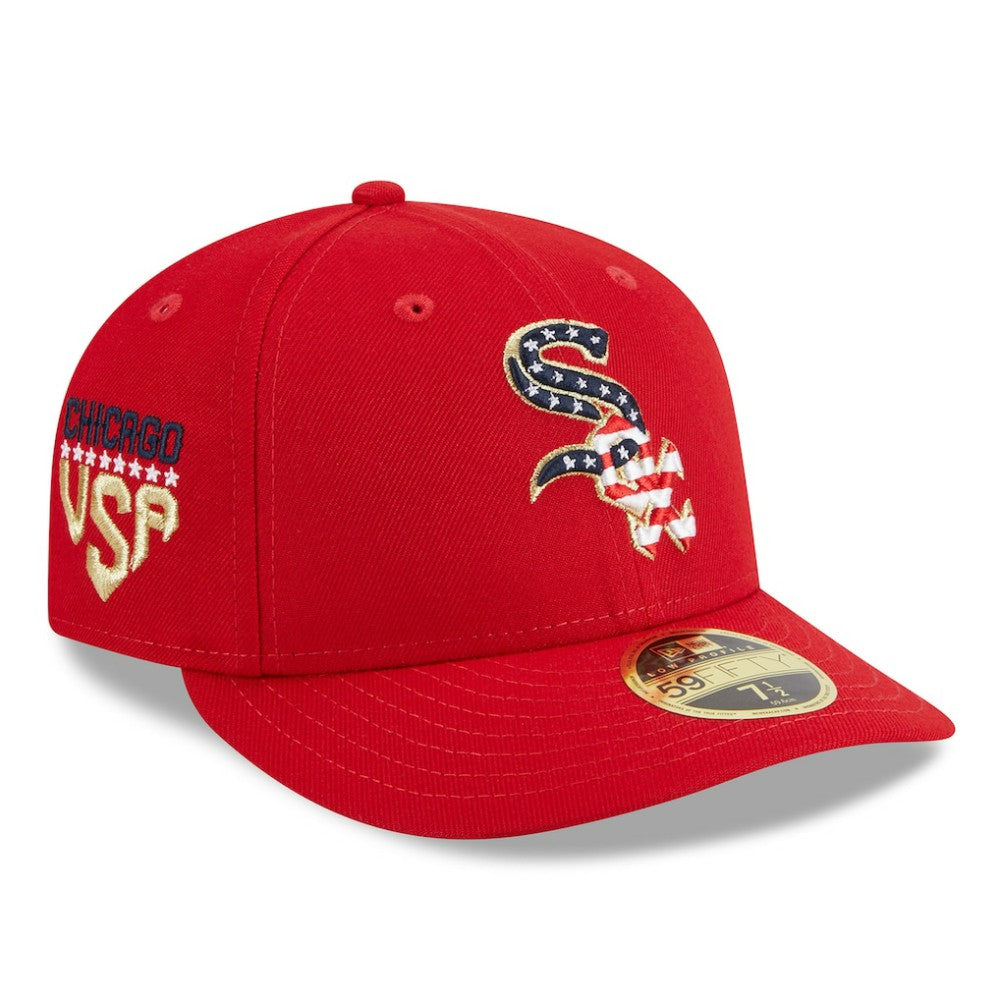 Chicago White Sox New Era 2023 Fourth of July Low Profile 59FIFTY Fitted Hat - Red Hats