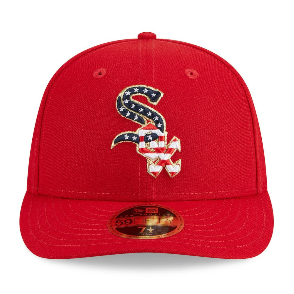 Chicago White Sox New Era 2023 Fourth of July Low Profile 59FIFTY Fitted Hat - Red Hats