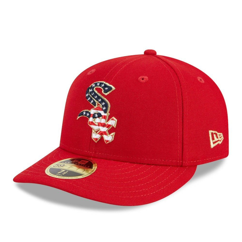 Chicago White Sox New Era 2023 Fourth of July Low Profile 59FIFTY Fitted Hat - Red Hats