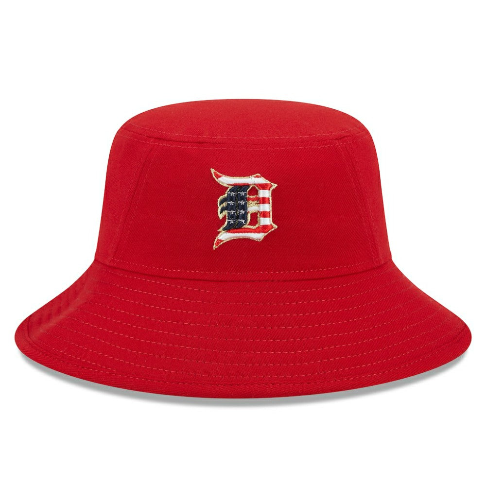 Detroit Tigers New Era 2023 Fourth of July Bucket Hat - Red Hats