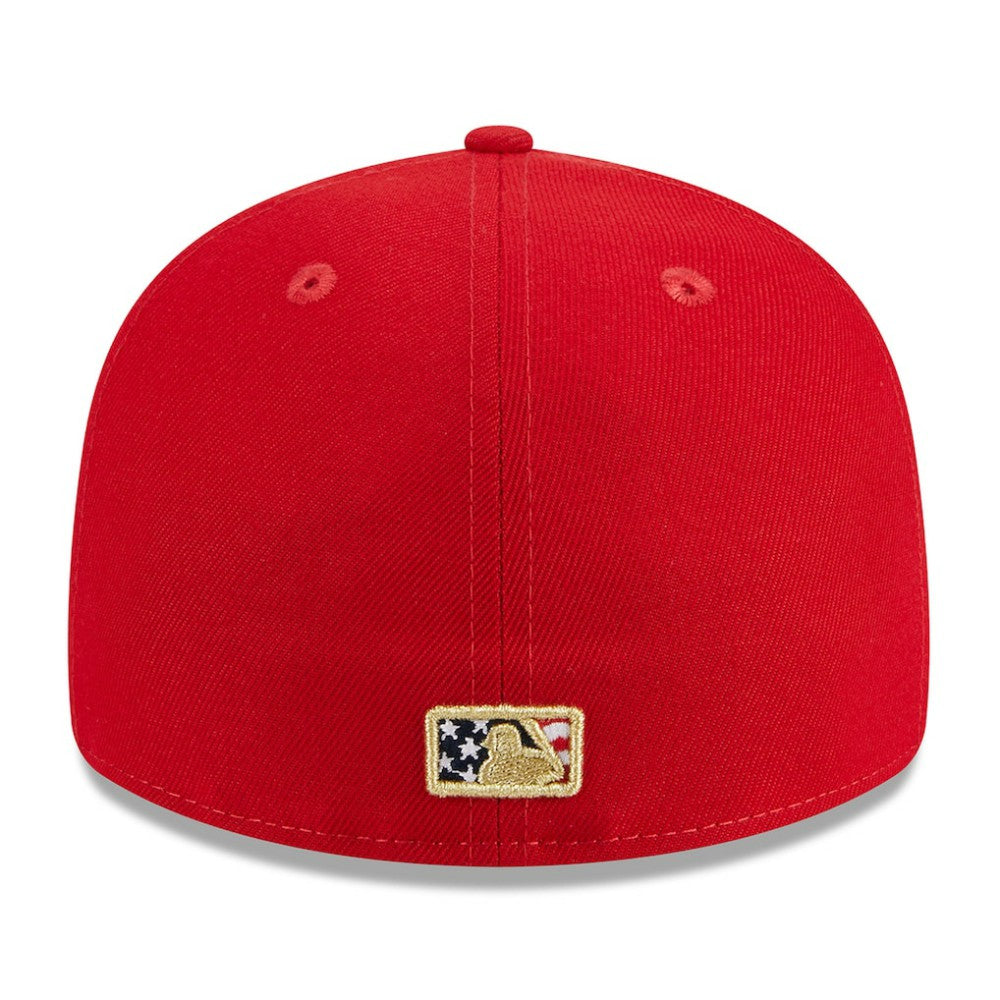 Pittsburgh Pirates New Era 2023 Fourth of July Low Profile 59FIFTY Fitted Hat - Red Hats
