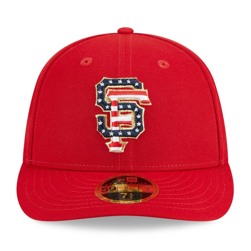 San Francisco Giants New Era 2023 Fourth of July Low Profile 59FIFTY Fitted Hat - Red Hats