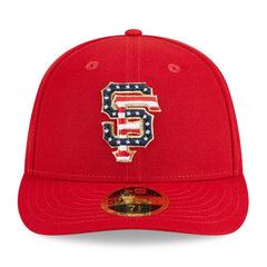 San Francisco Giants New Era 2023 Fourth of July Low Profile 59FIFTY Fitted Hat - Red Hats