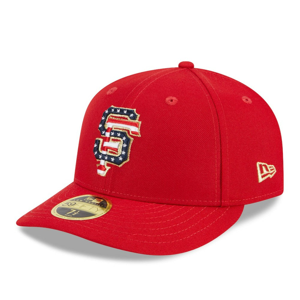 San Francisco Giants New Era 2023 Fourth of July Low Profile 59FIFTY Fitted Hat - Red Hats