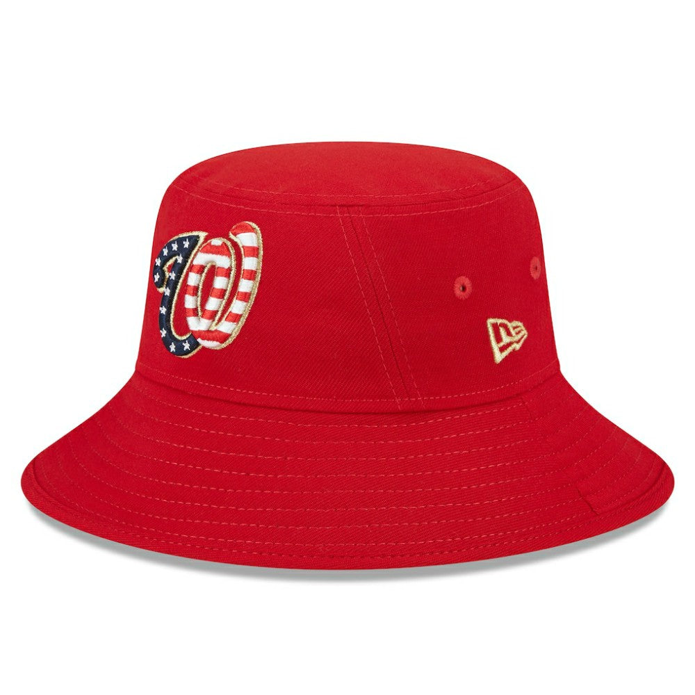 Washington Nationals New Era 2023 Fourth of July Bucket Hat - Red Hats
