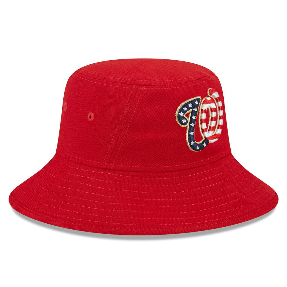 Washington Nationals New Era 2023 Fourth of July Bucket Hat - Red Hats