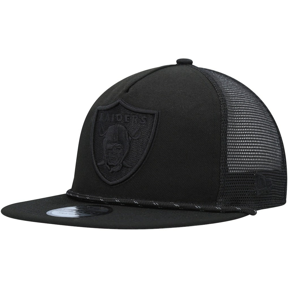 Las Vegas Raiders New Era Illumination Golfer Snapback Trucker Hat - Black Hats