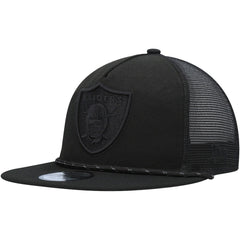 Las Vegas Raiders New Era Illumination Golfer Snapback Trucker Hat - Black Hats