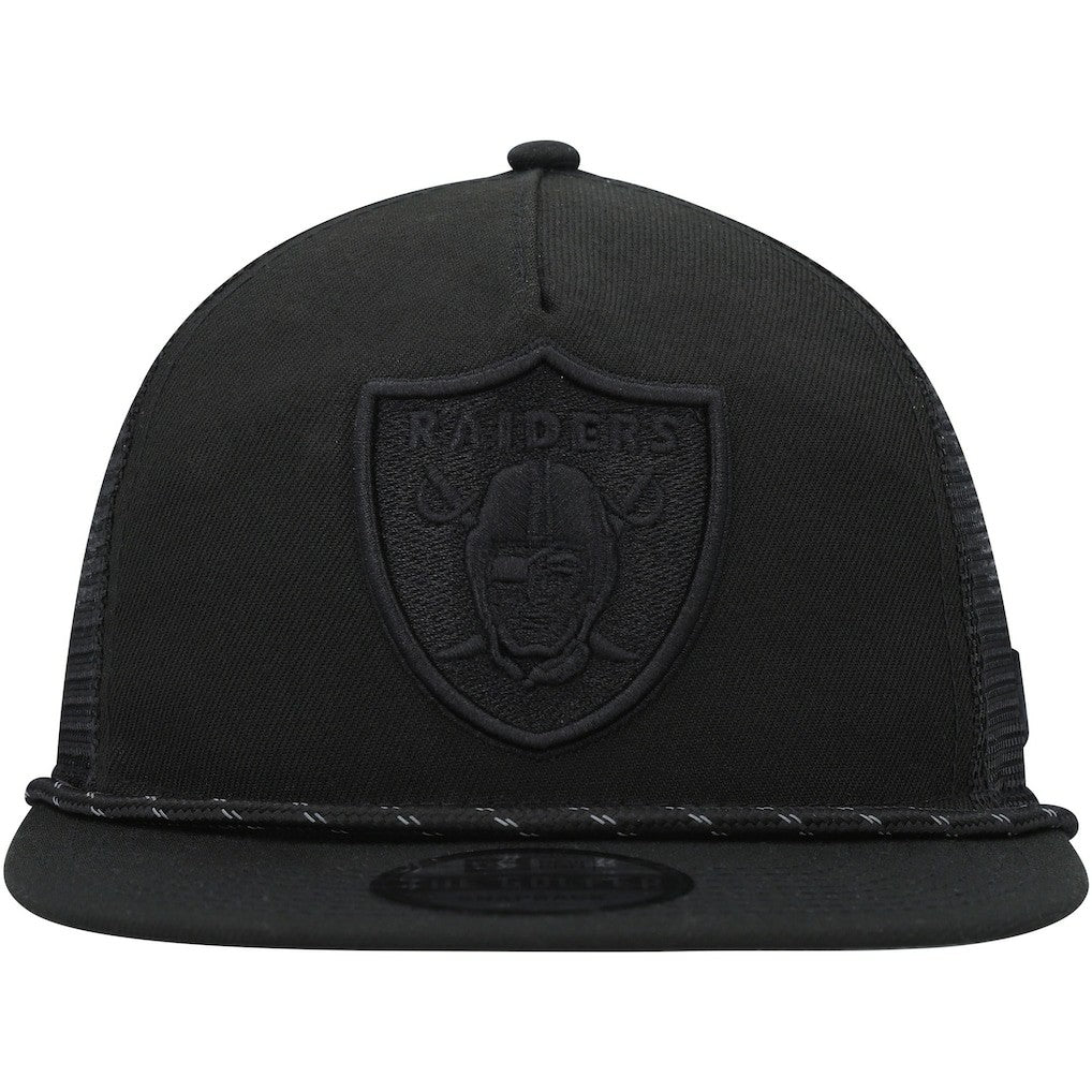 Las Vegas Raiders New Era Illumination Golfer Snapback Trucker Hat - Black Hats
