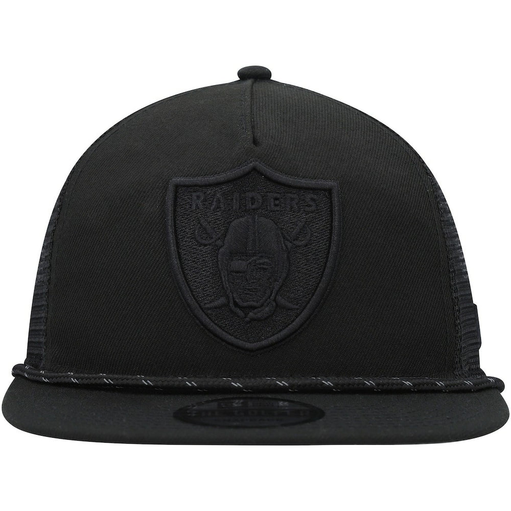 Las Vegas Raiders New Era Illumination Golfer Snapback Trucker Hat - Black Hats