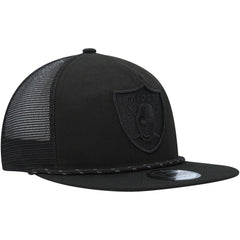 Las Vegas Raiders New Era Illumination Golfer Snapback Trucker Hat - Black Hats