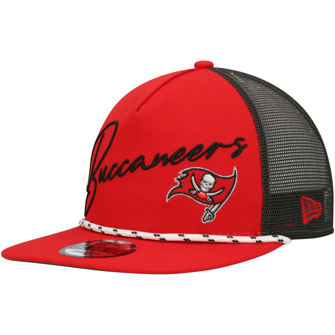 Tampa Bay Buccaneers New Era Script Logo Golfer 9FIFTY Snapback Hat - Red Hats