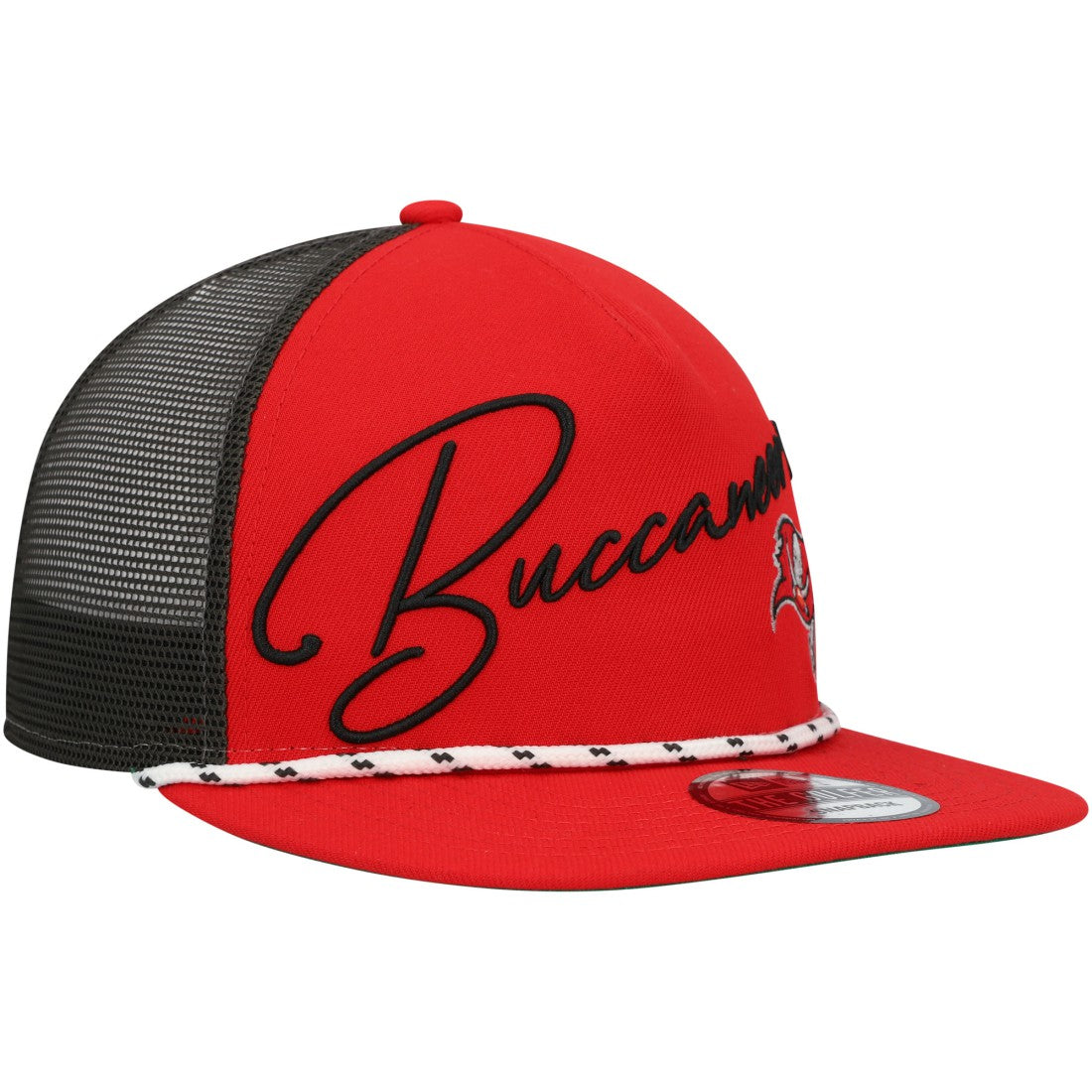 Tampa Bay Buccaneers New Era Script Logo Golfer 9FIFTY Snapback Hat - Red Hats