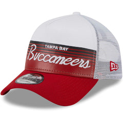Tampa Bay Buccaneers New Era Horizon A-Frame 9FORTY Snapback Hat - Scarlet Hats