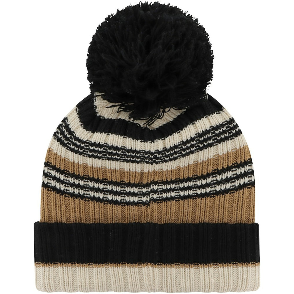Las Vegas Raiders '47 Women's Barista Cuffed Knit Hat with Pom - Natural Hats