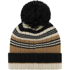 Las Vegas Raiders '47 Women's Barista Cuffed Knit Hat with Pom - Natural Hats
