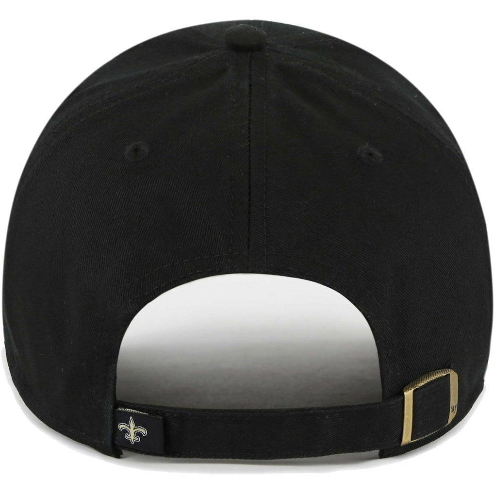 New Orleans Saints '47 Women's Sidney Clean Up Adjustable Hat - Black Hats