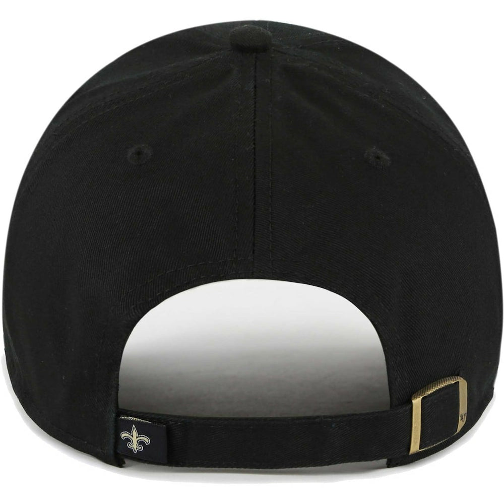New Orleans Saints '47 Women's Sidney Clean Up Adjustable Hat - Black Hats