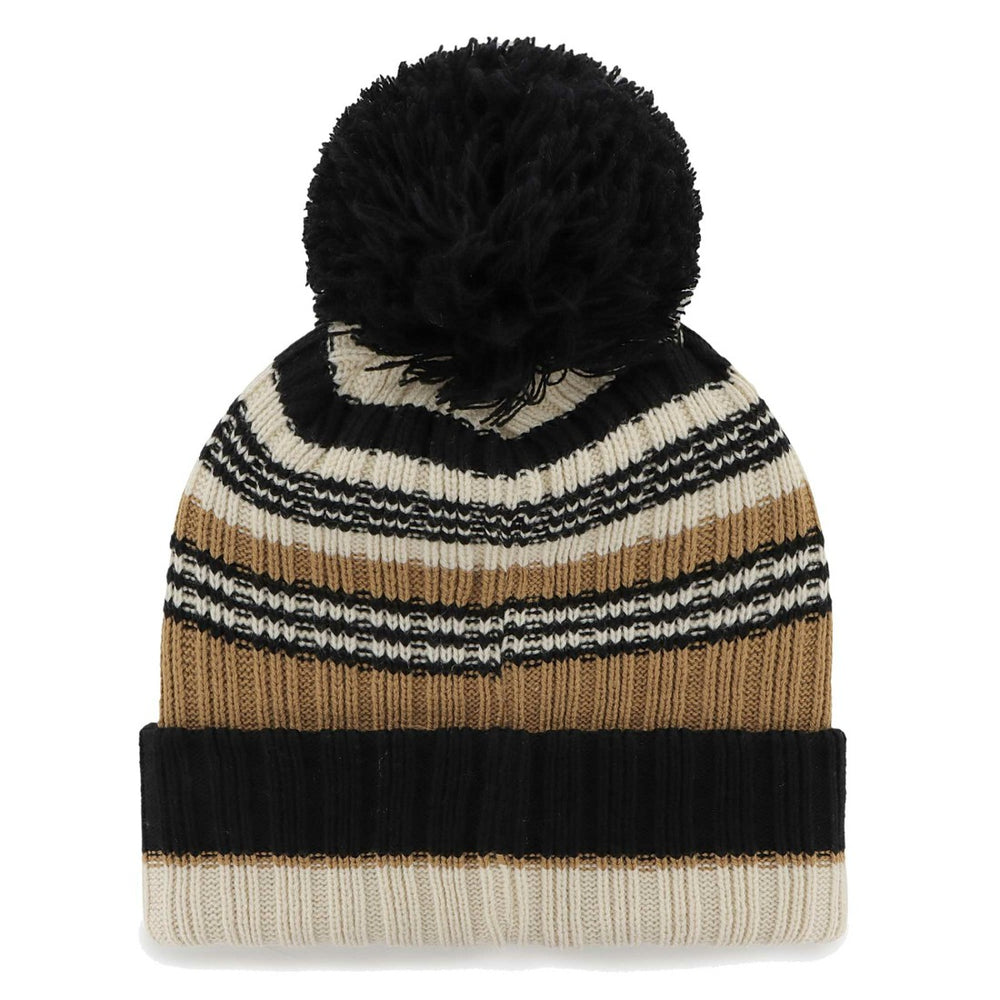 New York Jets '47 Women's Barista Cuffed Knit Hat with Pom - Natural Hats