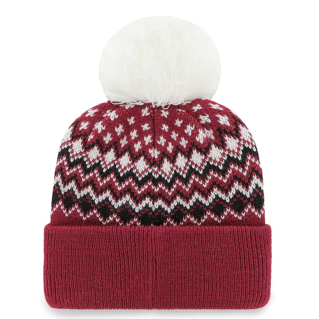 Arizona Cardinals '47 Women's Elsa Cuffed Knit Hat with Pom - Cardinal Hats