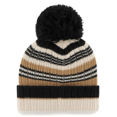 Tennessee Titans '47 Women's Barista Cuffed Knit Hat with Pom - Natural Hats