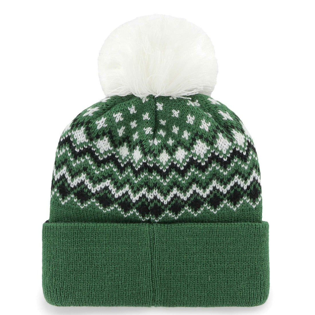 New York Jets '47 Women's Elsa Cuffed Knit Hat with Pom - Green Hats