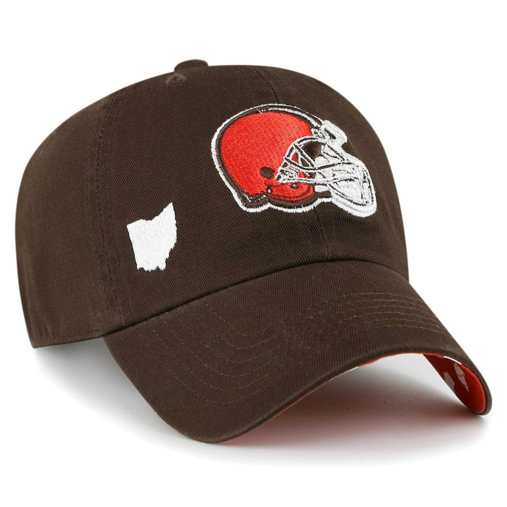 Cleveland Browns '47 Women's Confetti Icon Clean Up Adjustable Hat - Brown Hats
