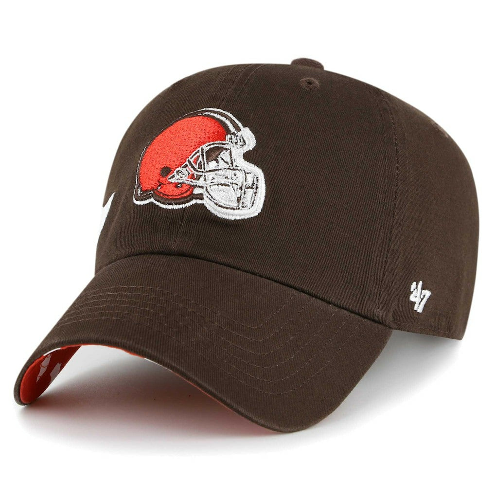 Cleveland Browns '47 Women's Confetti Icon Clean Up Adjustable Hat - Brown Hats