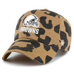 Cleveland Browns '47 Women's Rosette Clean Up Adjustable Hat - Tan Hats