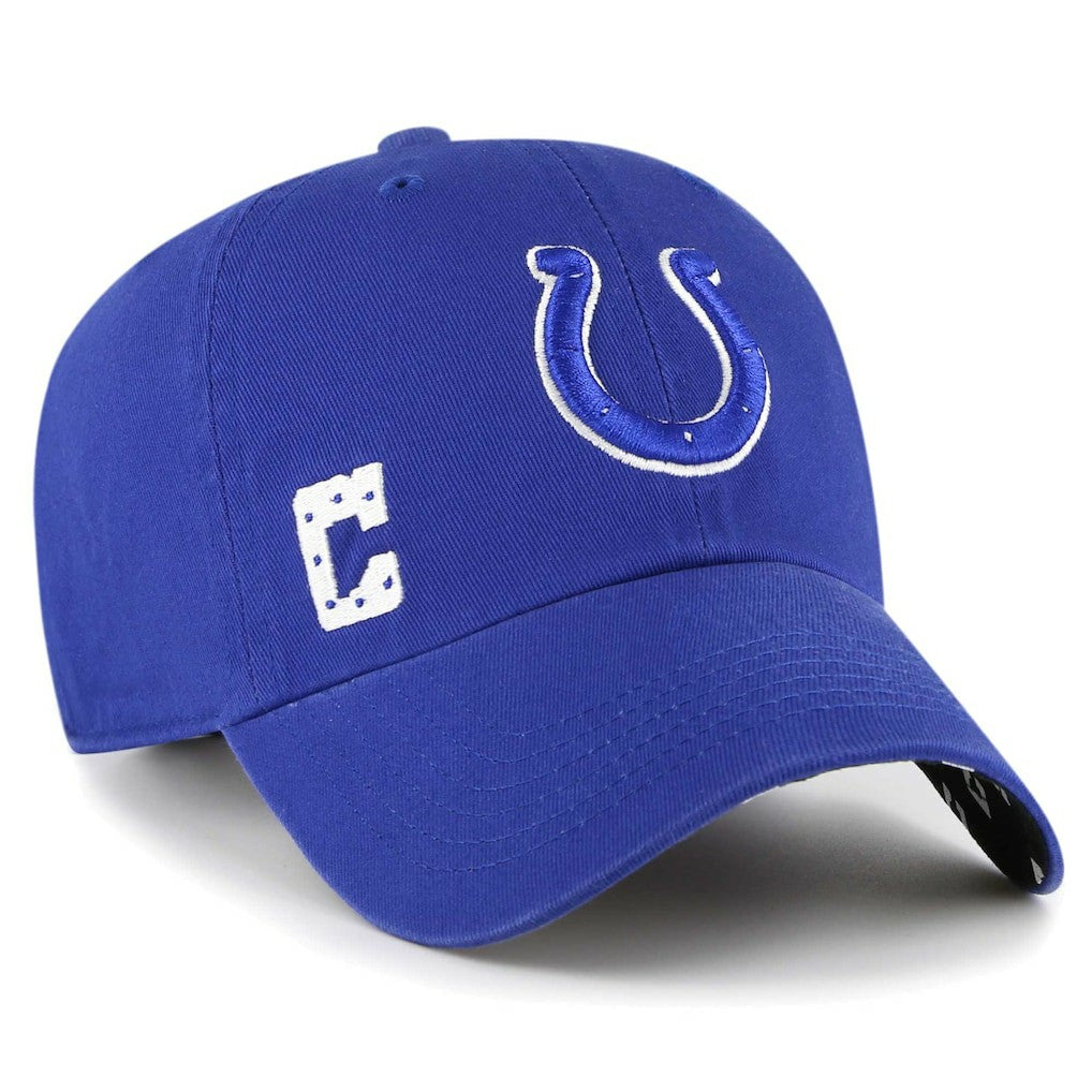Indianapolis Colts '47 Women's Confetti Icon Clean Up Adjustable Hat - Royal Hats